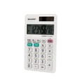thumbnail image 2 of SHARP EL244W 8-Digit Handheld Calculator, 3-Key Memory, Tax Function, Solar & Battery Powered, Auto Power Off, Student & Everyday Use, 2 of 7