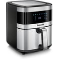 thumbnail image 2 of Savania 5.8 Quart Air Fryer, Digital Touch Screen, Black - Non-stick Basket, Shake Reminder Function, 2 of 7