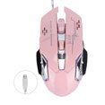 thumbnail image 2 of Gamer Mouse, Gaming Mouse Wired Ergonomic Streamline Design Drive Free  for Home for Office White,, 2 of 7