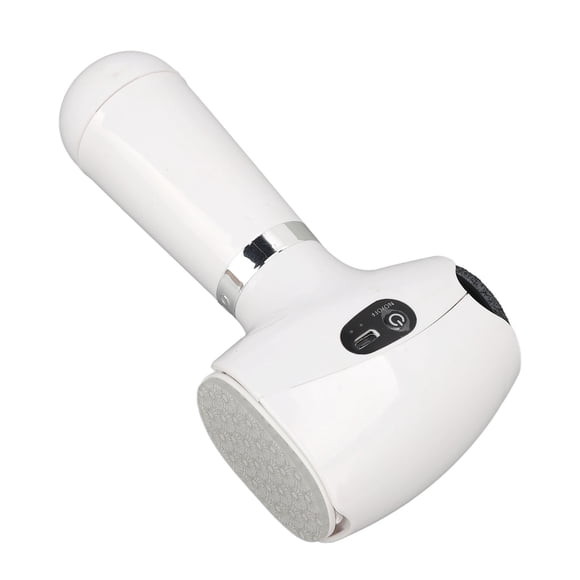 Foot Grinding Machine, Electric Foot File Nano Glass With 2pcs Grinding Head For Home For Corns White