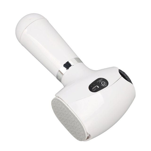Foot Grinding Machine, Electric Foot File Nano Glass With 2pcs Grinding Head For Home For Corns White
