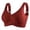 Brique Rouge, variante sur DGMIOCS Soutiens-Gorge Grande Taille pour Femmes Sans Armature Couvrance Totale Soutien-Gorge de Tous les Jours Confortable Sans Fil Rembourré Soutiens-Gorge Rouge Brique TTTG