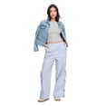 thumbnail image 2 of No Boundaries Women's Poplin Pull-On Pant, 2 of 6