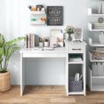 thumbnail image 2 of Patiojoy Bureau d'Ordinateur avec Étagère de Rangement Bureau d'Étude Moderne avec Tiroir Bureau Polyvalent pour Bureau à Domicile Table pour Portable, 2 of 10