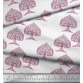 thumbnail image 2 of Soimoi Polyester Crepe Fabric Tree Block Fabric Prints by Yard 42 Inch Wide, 2 of 3
