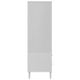 thumbnail image 5 of vidaXL Wardrobe SENJA Rattan Look White 90x55x175 cm Solid Wood Pine, 5 of 5