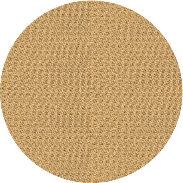 Ahgly Tapis d'Intérieur Lavable en Machine Carré Transitionnel Orange Bière, 3 Pieds Carré