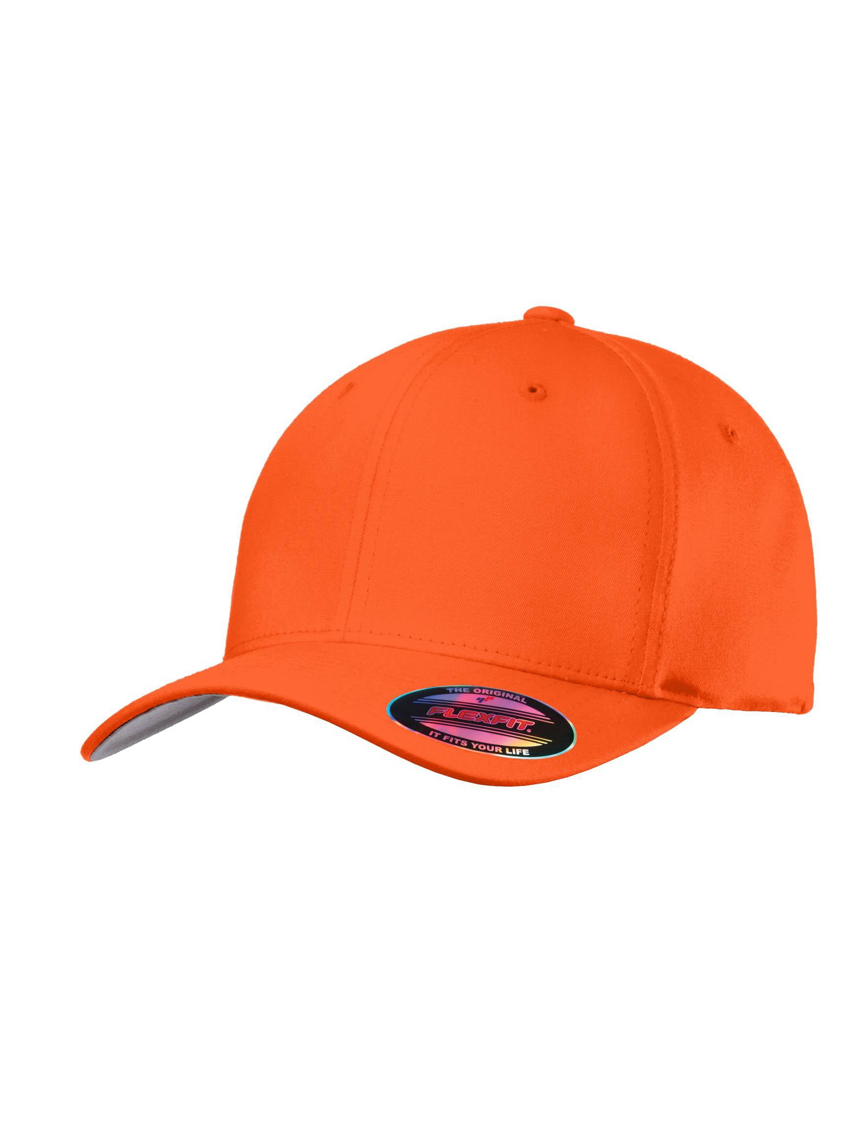 Top Headwear Flexible Cotton Twill Cap - Orange - Large/X-Large