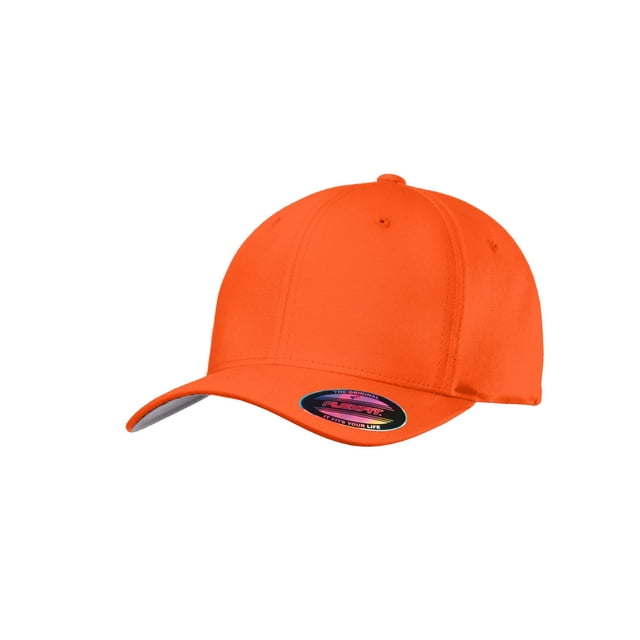 Top Headwear Flexible Cotton Twill Cap - Orange - Large/X-Large