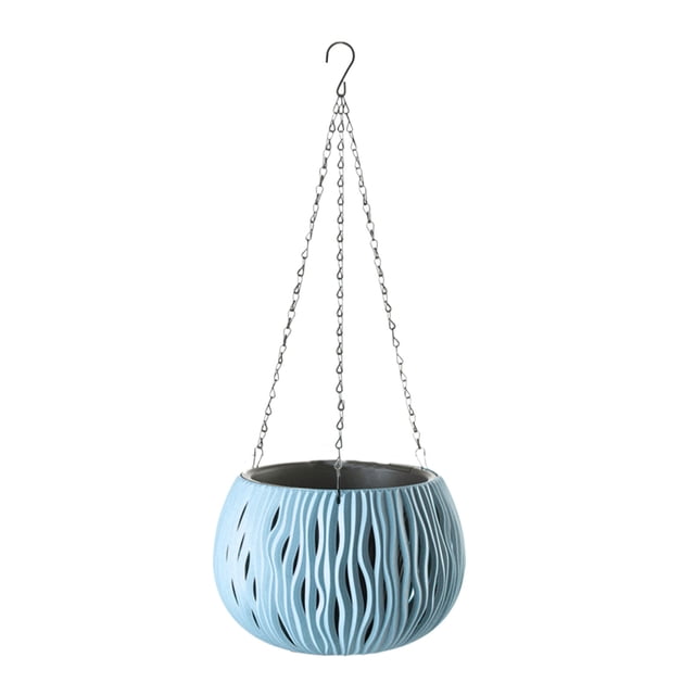 Xingzhi Decorative And Functional Outdoor Planter For Plants And Inner Liner Is Easy Haze Blue trumpet