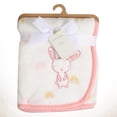 thumbnail image 2 of George Baby couverture appliques en peluche, lapin, 2 of 5