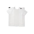 thumbnail image 4 of T-Shirt Blanc à Col Rond à Dos Ouvert Adaptatif pour Hommes, 4 of 6
