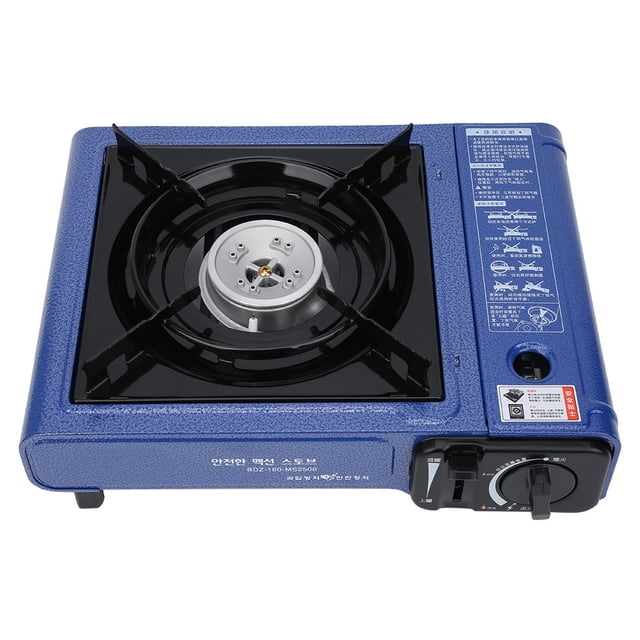 Qiilu MS‑2500 Camping Butane Portable Gas Stove Outdoor Windproof Portable Barbecue Stove,Camping Gas Stove,Butane Gas Stove