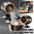 thumbnail image 2 of BEAIT Smoke Away Purifier Fan, Desktop Smoke Fan for Smoking Indoors, lti-angle Adjustable Portable Extractor Fan Kitchen, Portable Range Hood for Cooking, USB Rechargeable, Washable, Easy To Clean, 2 of 5