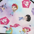 thumbnail image 5 of KPop Demon Hunters Chibi Saja Boys 9” Blue & Pink Mini Backpack, 5 of 5