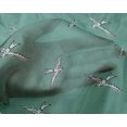 thumbnail image 4 of oneOone Silk Tabby Fabric Bird Block Print Fabric By The Yard 42 Inch Wide, 4 of 4