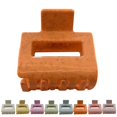 thumbnail image 2 of French Hair Claw Clip Retro Solid Color Rectangle Hair Clamp Hollow Hair Claw, 2 of 10