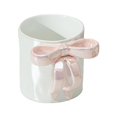 thumbnail image 1 of Charming Ribbon Cup Hand Pinched Bow Coffee Cup Bow Cup, 1 of 3
