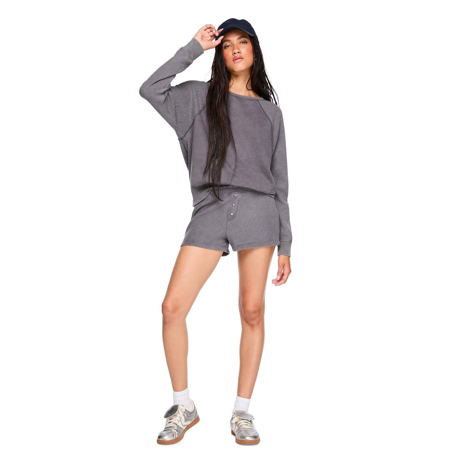 Short en tricot gaufré Wild Skye pour femmes