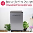 thumbnail image 3 of Frigidaire 2.5 Cu. ft. Compact Refrigerator with Freezer Compartment, Platinum Mini Fridge for Bedroom, Dorm, Office, Apartment, 3 of 11