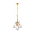 thumbnail image 1 of Elegant Lighting Toureg 12" 3 Light Royal Crystal Chandelier, 1 of 6