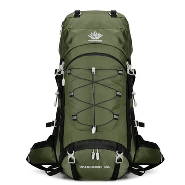 60 L Sac à Dos de Voyage Randonnée Camping avec Housse de Pluie, Sac à Dos Résistant à l'Eau, Sac à Dos d'Escalade pour Hommes Femmes