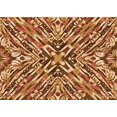 thumbnail image 1 of Ahgly Company Machine Washable Indoor Rectangle Transitional Orange Area Rugs, 2' x 4', 1 of 7