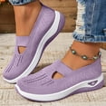 thumbnail image 2 of Dakaela Chaussures Orthowalk pour Femmes 2025 Confortables en Maille Tissée d'Été Décontractées pour Course Jogging Espadrilles, 2 of 6