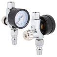 thumbnail image 2 of Hilitand Air Regulator With Pressure Gauge,Mini Adjustable Spray Air Regulator With Pressure Gauge Diaphragm Control Auto Paint, 2 of 8