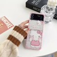 thumbnail image 1 of For Samsung Galaxy Z Flip 5 4 5G 3 Z Fold 5 4 5G 3 Sanrio Hello Kitty Protection Full Cover Hard PC Shockproof Transparent Case Gift Festivals, 1 of 6