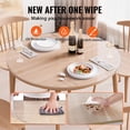 thumbnail image 4 of VEVOR PVC Table Protector 48 Inch Round Clear Plastic Desk Protector 2.0mm Thick, 4 of 9