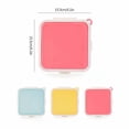 thumbnail image 3 of Binwennn Sandwich Containers Sandwich Food Storage Shape Holder For Lunch Boxes Bread Sandwich For Kids Adults Prep Microwave Dishwasher Fridge Containers with Lids Homemade Bread Storage Condiment, 3 of 8