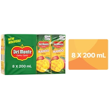 Del Monte Boîtes de Jus au Nectar de Mangue 8X200ML