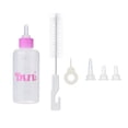 thumbnail image 4 of Pet Bottle Kit, Squeeze Liquid Replaceable Silicone Teat for Newborn Kittens, Puppies, Rabbits, Small Animals Replacement Teat Cat Feeding Bottle Feeding Tool, 4 of 7
