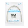 thumbnail image 1 of 10 Pcs Fil de Voûte Plantaire Orthodontique en Acier Inoxydable Rectangulaire Orthoforme Ovale, 1 of 1