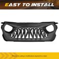 thumbnail image 4 of AMERICAN MODIFIED Shark Grille for 2018+ Wrangler JL & 2020+ Gladiator JT, 4 of 11
