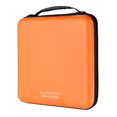 thumbnail image 1 of alavisxf xx 192 Capacity EVA CD/DVD Case Orange Portable Zipper Holder Disc Storage Organizer Wallet, 1 of 6