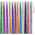 thumbnail image 1 of Hair Tinsel Kit, 12 Colors 48 Inch 2600 Strands Hair Tinsel Strands Kit , Heat Resistant & Hair Glitter Tinsel Hair Extensions, 1 of 5