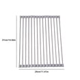 thumbnail image 3 of Meitianfacai Over The Sink Dish Drying Rack, Roll up Sink Dish Drainer Rack Foldable Kitchen Stainless Steel Dish Rack Sink Drying Rack (14.5"x 11.4"), 3 of 8
