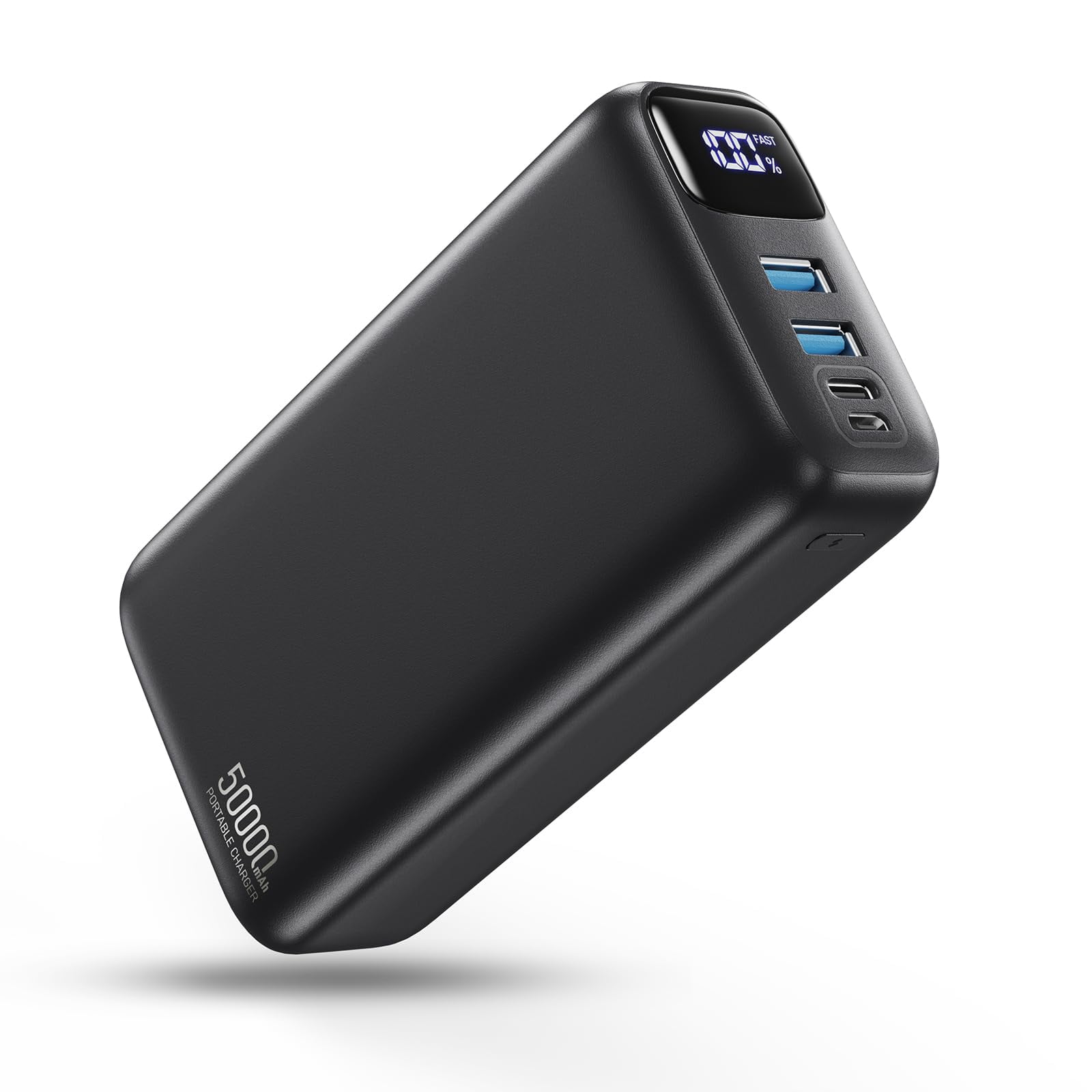 PIFFA 50000mAh Portable Charger Power Bank,22.5W Fast Charging Portable Phone Charge USB-C PQ3.0 QC4.0,LED Display, Battery Pack for iPhone 17/16/15