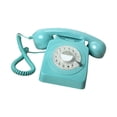 thumbnail image 3 of Téléphone Vintage à Cadran Rotatif à l'Ancienne avec Recomposition Téléphone Rétro Bleu, 3 of 8