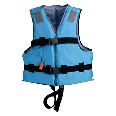 JJV Unisex Swim Jacket with Safety Strap and Whistle Waterproof Quick Dry Life Vest Alternative for Pool Beach Kayaking Snorkeling Reflective Strips House Decor