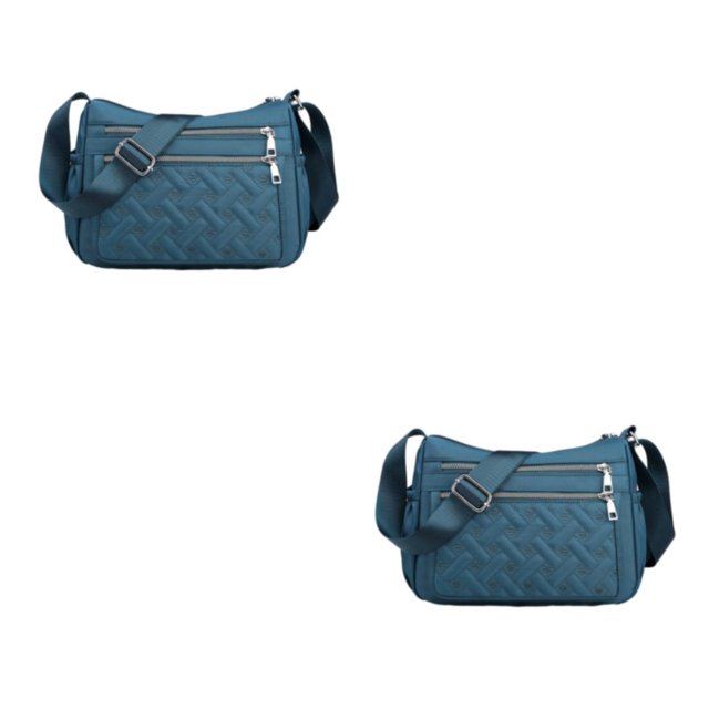 Maytalsory Crossbody Bag Premium For Multipurpose Large Capacity Polyester Messenger Bag Premiun Multiple Occations Gift blue 2Set