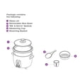 thumbnail image 3 of Salton Automatic Rice Cooker & Steamer 6 Cup RC1653, 3 of 9