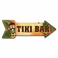 thumbnail image 2 of SignMission P-ARROW-999569 Panneau Tiki Bar 2 Arrow de 18 Po, 2 of 4
