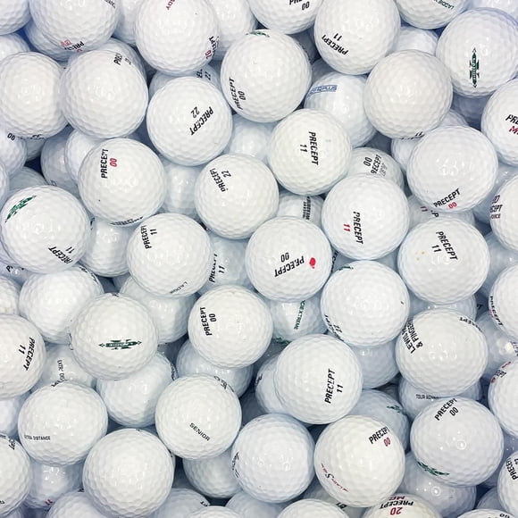 Mulligan - 100 Precept Mix AAA Recycled Used Golf Balls, White