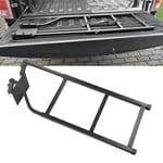 Tailgate Ladder, Step Ladder Space Saving Adjustable Simple Installation Black for Pickup