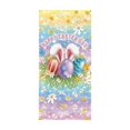 thumbnail image 1 of Fasiaou Rideau de Porte de Pâques avec Motifs à Thème de Fête pour Décoration de Fête Intérieure et Extérieure,C, 1 of 6