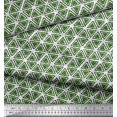 thumbnail image 2 of Soimoi Cotton Poplin Fabric Swirl & Triangle Geometric Decor Fabric Printed Yard 56 Inch Wide, 2 of 3