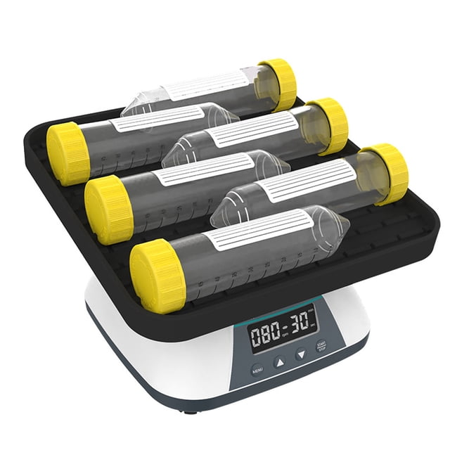 Orbital Shaker 0.8kg Capacity Rotator Shaker Digital Display 10 Tilting 20-80RPM Adjustable 10s - 99min Timing Shaker Table